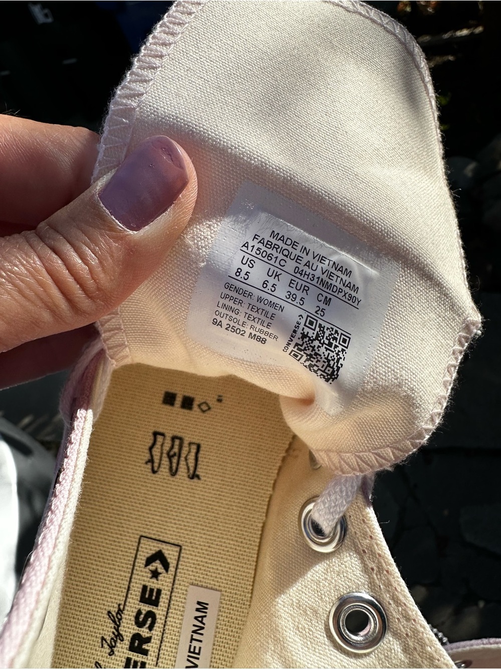 Women’s Converse Pink Floral Chuck 70 High Top Sneakers 8.5 - Picture 10 of 10